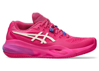 Pre-owned Asics Gelresolution X Clay (women's) Sneakers In Bright Rose/cream In Multi