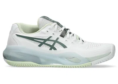 Pre-owned Asics Gelresolution X Clay (women's) Sneakers In White/monument Blue