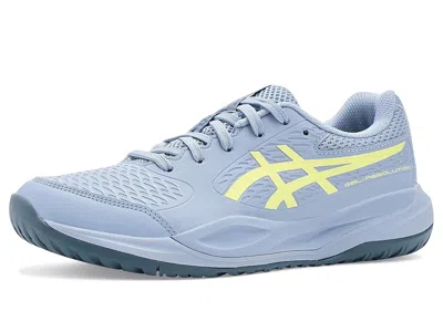 Asics Gel-resolution X Grade School (little Kid/big Kid) Kids Shoes Grey Blue/pistachio : 7 Big Kid M, Tex