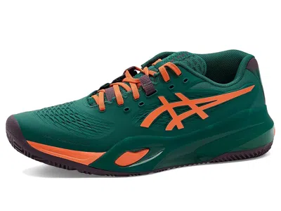 Asics Gel-resolution X Padel Men's Tennis Shoes Jewel Green/energy Orange: 10.5 D - Medium