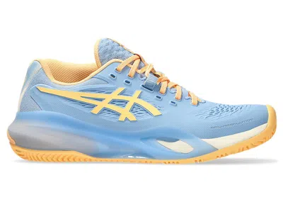 Pre-owned Asics Gelresolution X Padel (women's) Sneakers In Stone Wash/orange Glow