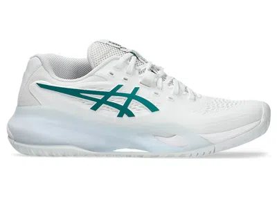 Pre-owned Asics Gelresolution X (women's) Sneakers In White/pitch Green In Multi
