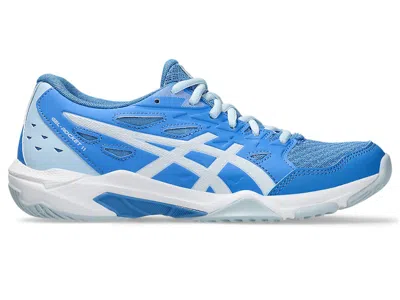 Pre-owned Asics Gelrocket 11 (women's) Sneakers In Blue Coast/white