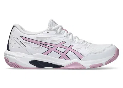 Pre-owned Asics Gelrocket 11 (women's) Sneakers In White/light Ube