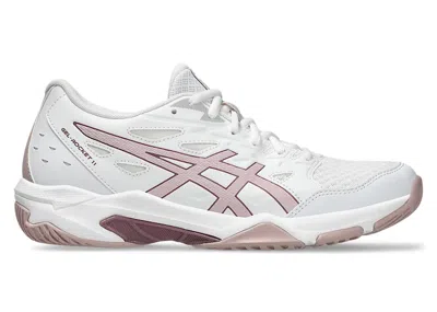 Pre-owned Asics Gelrocket 11 (women's) Sneakers In White/watershed Rose In Multi