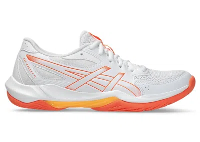 Pre-owned Asics Gelrocket 12 (women's) Sneakers In White/vivid Coral In Multi