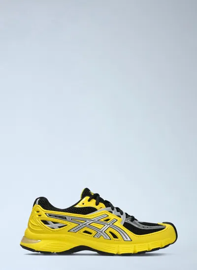 Asics Vibrant Yellow And Black Leather Gel Sd Lite Sneakers In Multi