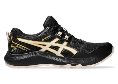 Pre-owned Asics Gelsonoma 7 Gtx (women's) Sneakers In Black/pearl Pink