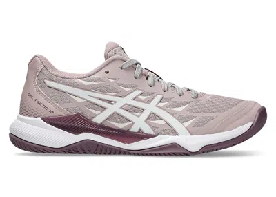Pre-owned Asics Geltactic 12 (women's) Sneakers In Watershed Rose/white In Multi