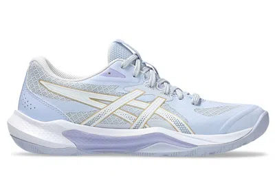 Pre-owned Asics Geltactic 13 (women's) Sneakers In Blue Fade/white In Multi