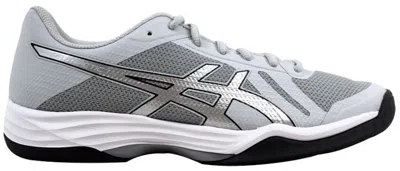 Pre-owned Asics Geltactic (women's) Sneakers In Glacier Grey/silver/dark Grey