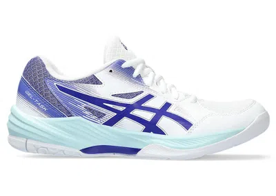 Pre-owned Asics Geltask 3 (women's) Sneakers In White/eggplant