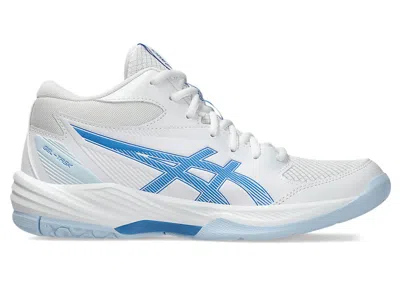 Pre-owned Asics Geltask Mt 4 (women's) Sneakers In White/blue Coast