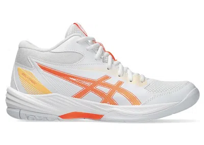 Pre-owned Asics Geltask Mt 4 (women's) Sneakers In White/vivid Coral In Multi