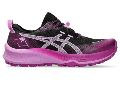 Pre-owned Asics Geltrabuco 12 (women's) Sneakers In Black/lavender Glow