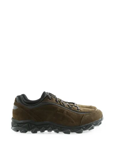 Asics Gel-transcend Fj Panelled Sneakers In Brown