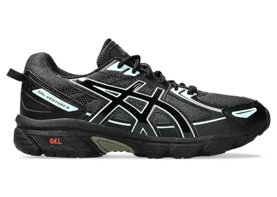 Pre-owned Asics Gelventure 6 Sneakers In Black/pale Blue In Multi