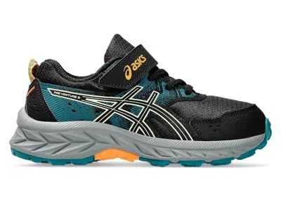 Pre-owned Asics Gelventure 9 Sneakers In Black/cool Matcha In Multi