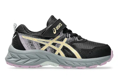 Pre-owned Asics Gelventure 9 Sneakers In Black/light Orange