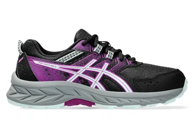 Pre-owned Asics Gelventure 9 Sneakers In Black/soothing Sea In Multi