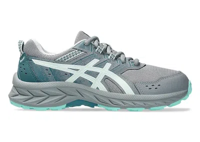 Pre-owned Asics Gelventure 9 Sneakers In Gravel/pure Aqua