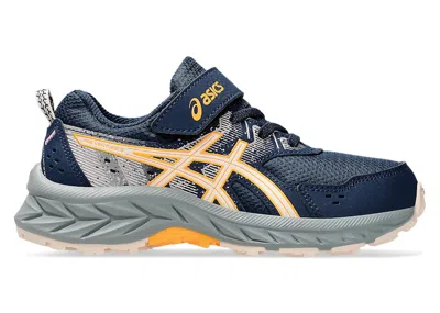 Pre-owned Asics Gelventure 9 Sneakers In Night Sky Blue/pearl Pink