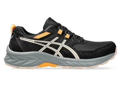 Pre-owned Asics Gelventure 9 (women's) Sneakers In Black/pearl Pink