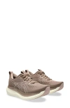 Asics ® Glideride® Max Running Shoe In Taupe Grey/birch
