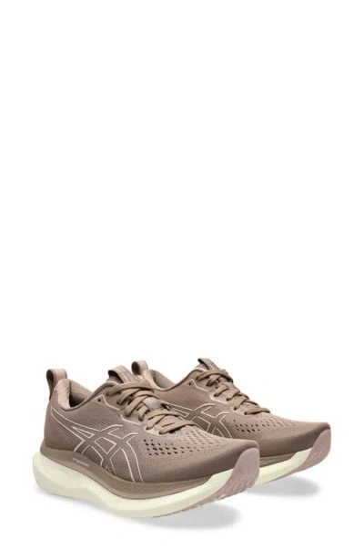 Asics ® Glideride® Max Running Shoe In Taupe Grey/birch