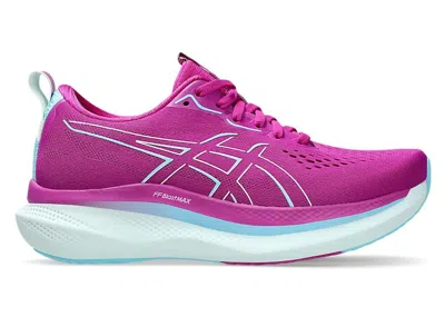 Pre-owned Asics Glideride Max (women's) Sneakers In Bold Magenta/soothing Sea In Multi