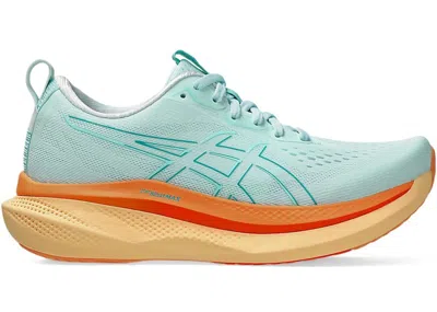 Pre-owned Asics Glideride Max (women's) Sneakers In Soothing Sea/wave Teal In Blue