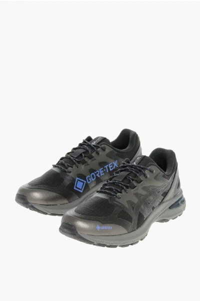 Asics Gore-tex Fabric Gel-terrain Gtx Low Top Sneakers In Black