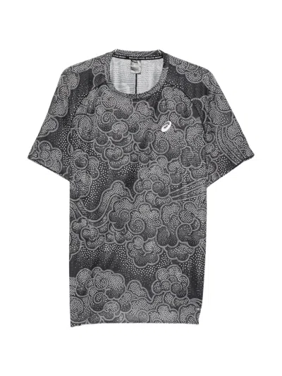 Asics Graphic-print T-shirt In Black