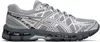 Asics Mens Gel-kayano 20 Mesh Low-top Trainers Gravel Pure Silver In 020 Gravel/pure Silv