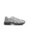 Asics Mens Gel-kayano 20 Mesh Low-top Trainers Gravel Pure Silver
