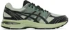 Asics Gel-terrain Dark Jade Sneakers In 300 Dark Jade/black