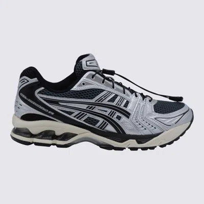 Asics Grey And Black Sneakers In Gray