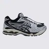 Asics Grey And Black Sneakers In Multi