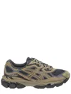 Asics Grey Leather Sneaker In Neutral