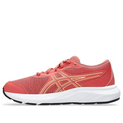 Asics (gs)  Contend 9 'dark Pink Clay' In Red