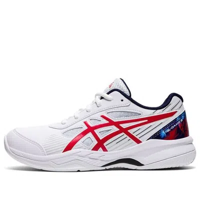 Asics (gs)  Gel Game 8 Le 'white Classic Red'