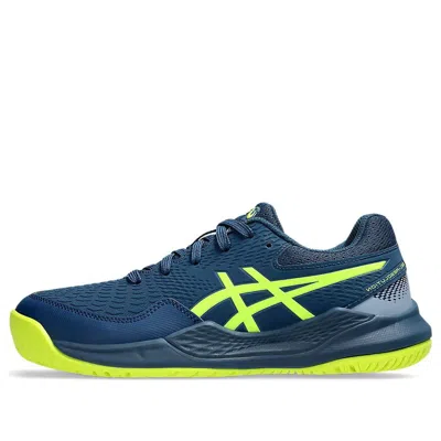 Asics (gs)  Gel-resolution 9 'mako Blue Safety Yellow'