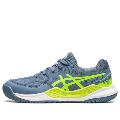 Asics (gs)  Gel Resolution 9 'steel Blue Hazard Green'
