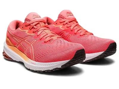 Asics Gt-1000 11 1012b197-700 Women's Us 9 Blazing Coral Running Shoes Rhs4016 In Pink