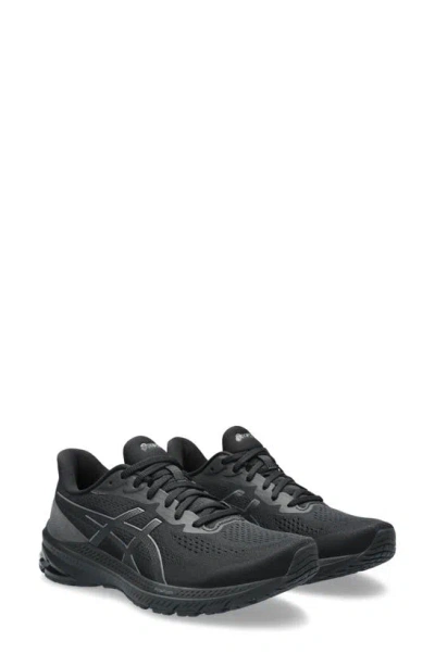 Asics Gt-1000 12 Athletic Sneaker In Black/ Carrier Grey