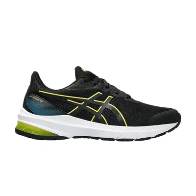 Pre-owned Asics Gt 1000 12 Gs 'black Bright Yellow' | Kid's Size 2
