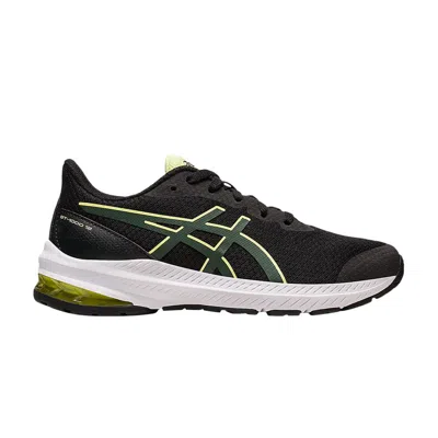 Pre-owned Asics Gt 1000 12 Gs 'black Rain Forest' | Kid's Size 5