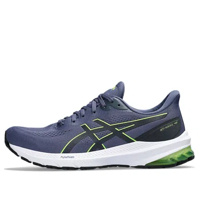 Asics Gt-1000 12 'thunder Blue Electric Lime' In Multi