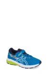 Asics Gt 1000 7 Running Shoe In Race Blue/ Neon Lime