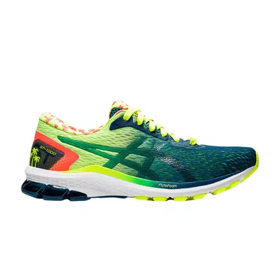 Pre-owned Asics Gt 1000 9 'safety Yellow Mako Blue' | Men's Size 10.5